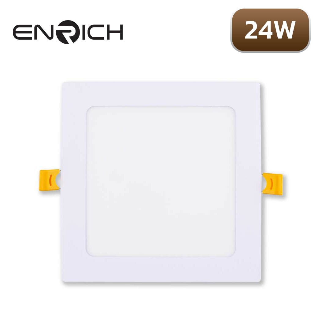 ดาวน์ไลท์ LED หน้าเหลี่ยม 24W RICH SLIM D1