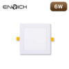 ดาวน์ไลท์ LED หน้าเหลี่ยม 6W RICH SLIM D1