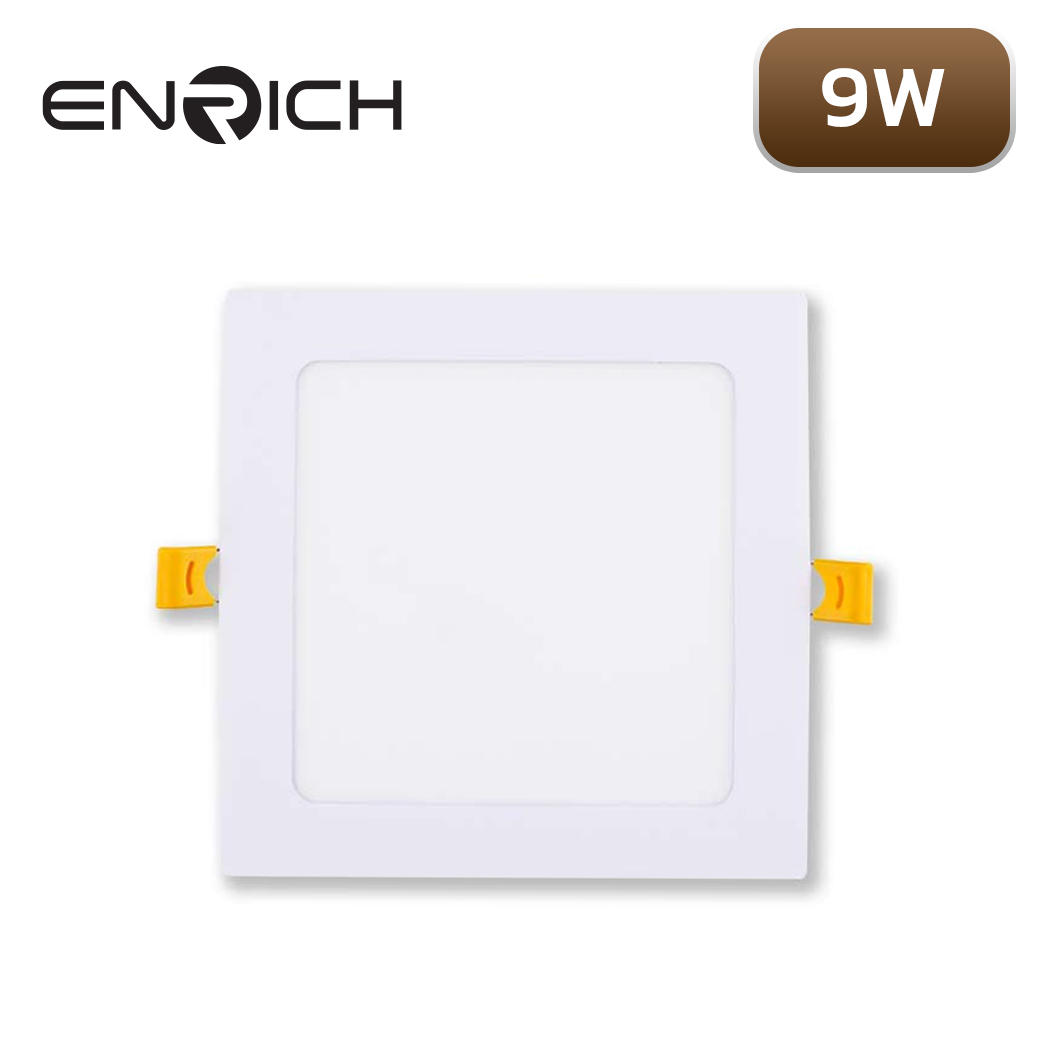 ดาวน์ไลท์ LED หน้าเหลี่ยม 9W RICH SLIM D 1