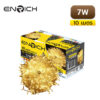 ไฟกระพริบ LED 10 เมตร ENRICH SANTA 7W สีวอร์มไวท์