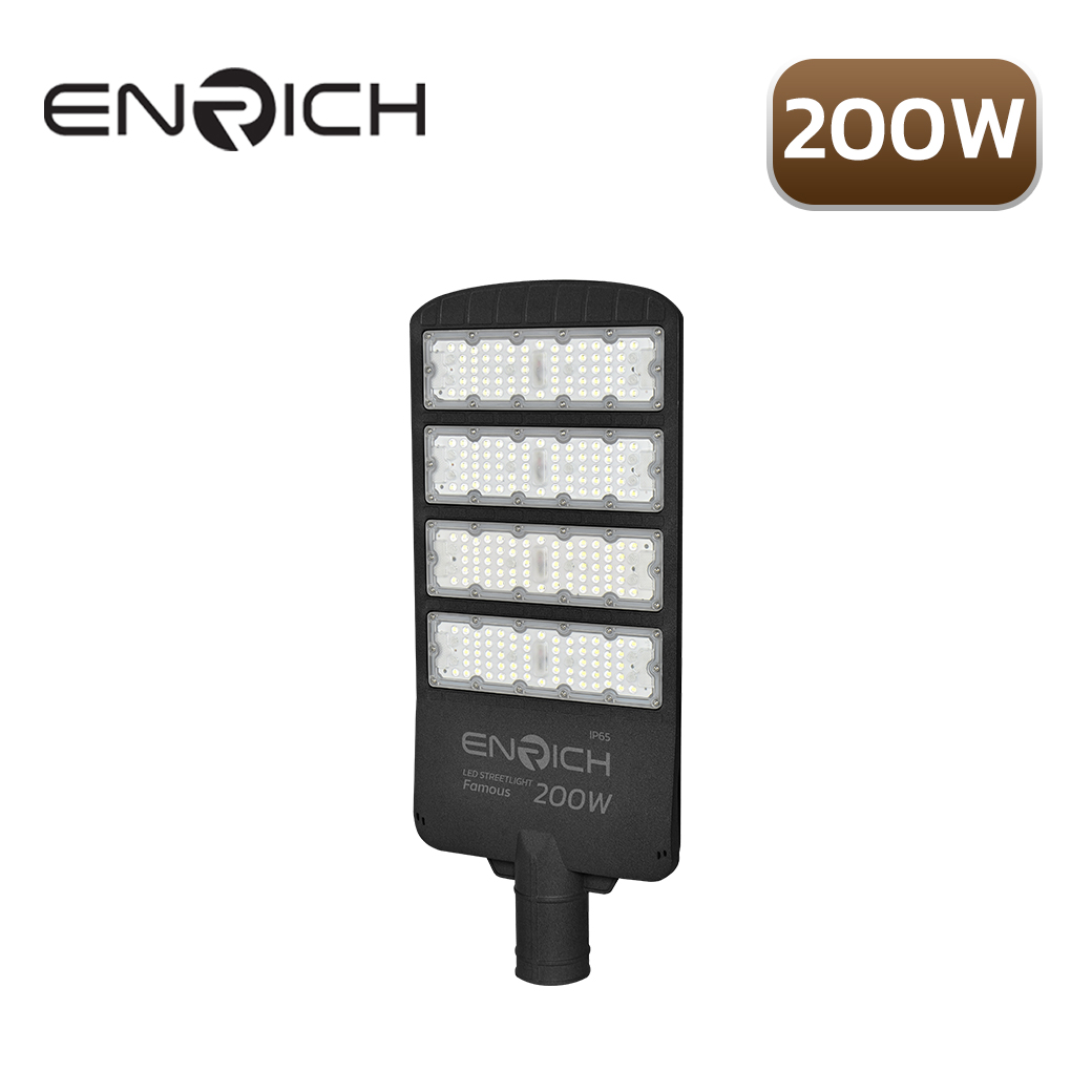 โคมไฟถนน-LED-STREETLIGHT-ENRICH-200W-รุ่น-FAMOUS