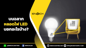 ข้อมูลบนฉลากหลอดไฟ LED บอกอะไร