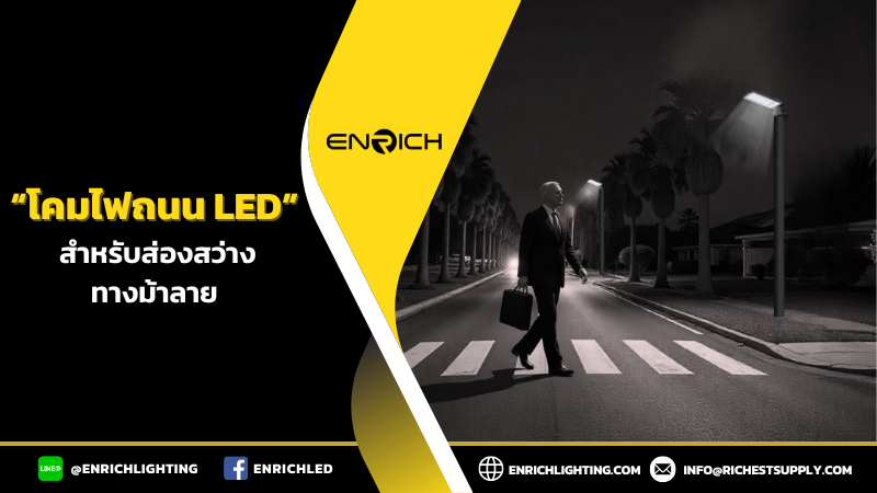 เลือกไฟถนน LED อย่างไร? ให้ทางม้าลายสว่างชัด ปลอดภัยสูงสุด