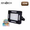 สปอร์ตไลท์โซล่าเซลล์ LED ENRICH SPONGE สีดำพาสเทล(สำหรับพกพา) 20W