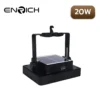สปอร์ตไลท์โซล่าเซลล์ LED ENRICH SPONGE สีดำพาสเทล(สำหรับพกพา) 20W 01